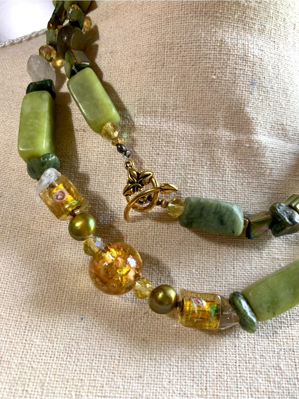 Genuine Gemstone & Crystal Necklace